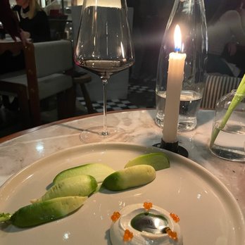 Juliet - Whipped cod dip - tiny portion with just radish as an accompaniment - French Near Me - Culver City, California