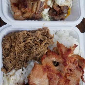 Hula Wok BBQ - No Carb BBQ Mix Plate with two eggs & Half and Half Mixed Plate - Chinese Near Me - San Ramon, California Hula Wok BBQ - No Carb BBQ Mix Plate with two eggs & Half and Half Mixed Plate - Chinese Near Me - San Ramon, California