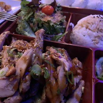 Shoyu Sushi - Kitchen Bento Box with chicken teriyaki and Don Katsu - Sushi Bars Near Me - Bakersfield, California Shoyu Sushi - Kitchen Bento Box with chicken teriyaki and Don Katsu - Sushi Bars Near Me - Bakersfield, California