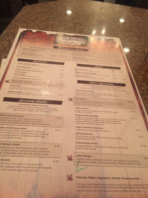 Menu photo 8 Mike Anderson's - Gonzales Gonzales, LA