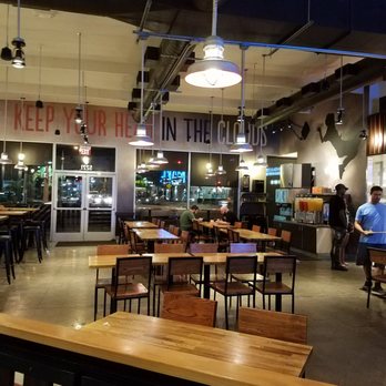 Blaze Pizza - Seating available inside and small patio. - Pizza Near Me - Hawthorne, California