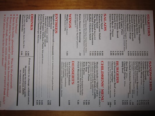 Menu photo 2 JJ Twig's Pizza and Pub Palatine, IL Menu photo 2 JJ Twig's Pizza and Pub Palatine, IL