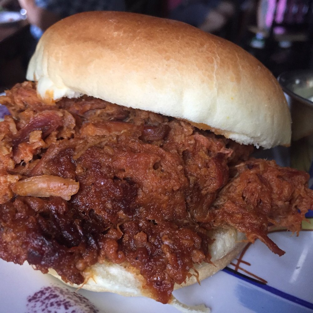 Chowning’s Garden Bar - Virginia pulled bbq pork sandwich - Barbeque Near Me - Williamsburg, Virginia