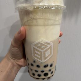 Cheese foam boba milk tea