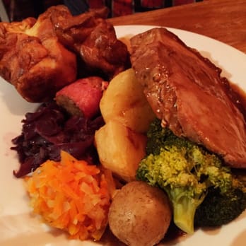 Dunstan House - Pork (complete with crackling) Sunday dinner. - Pubs Near Me - Burnham-on-Sea, SOM Dunstan House - Pork (complete with crackling) Sunday dinner. - Pubs Near Me - Burnham-on-Sea, SOM