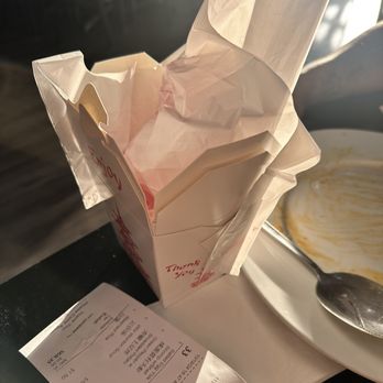 Sichuan City Chinese Restaurant - I still cringe and absolutely don't understand the logic of food safety handler every time I get this for to go!!!!! - Szechuan Near Me - Happy Valley, Oregon