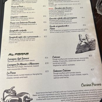 Osteria Povera - Italian Near Me - Port Moody, British Columbia