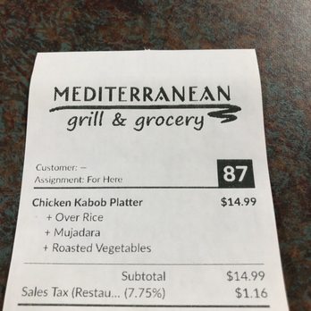 Mediterranean Grill & Grocery - Bill - Mediterranean Near Me - Durham, North Carolina Mediterranean Grill & Grocery - Bill - Mediterranean Near Me - Durham, North Carolina