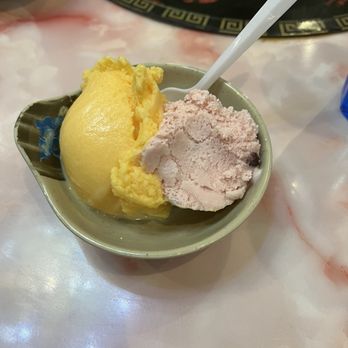 Grand HotPot - Mango sherbert, red bean ice cream - Hot Pot Near Me - Pacifica, California