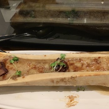 Tapeo - Beef slices literally on marrow. Very heavy and yeah no, unless you want to dig into the marrow :D - Tapas Bars Near Me - Barcelona, B