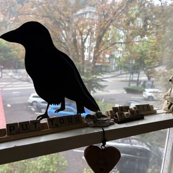 Fehrenbacher Hof - Random window decor - Coffee & Tea Near Me - Portland, Oregon