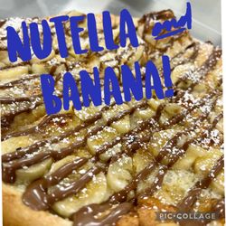 Your Sister's Tomato - Banana Nutella pizza