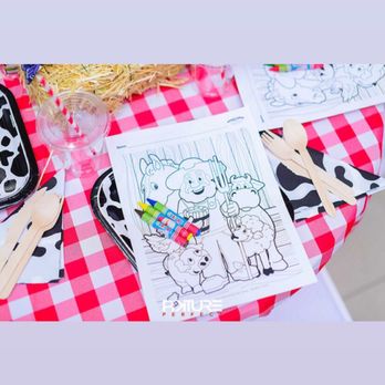 Brooklyn Fete - Coloring sheet set on the table for the kids.. - Venues & Event Spaces Near Me - East Flatbush, New York