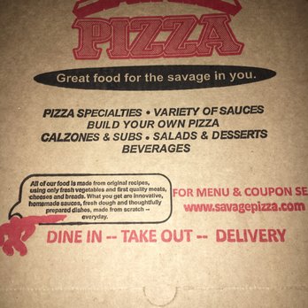 Savage Pizza - Pizza box - Pizza Near Me - Atlanta, Georgia Savage Pizza - Pizza box - Pizza Near Me - Atlanta, Georgia