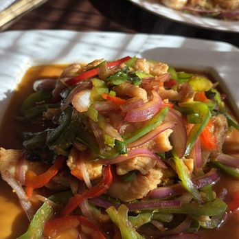 Bamboo House - Spicy Thai Pepper Chicken Steak - Japanese Near Me - Frenchtown, New Jersey Bamboo House - Spicy Thai Pepper Chicken Steak - Japanese Near Me - Frenchtown, New Jersey
