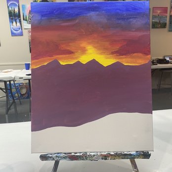 Painting with a Twist - Halfway stage - Art Classes Near Me - Ponte Vedra, Florida Painting with a Twist - Halfway stage - Art Classes Near Me - Ponte Vedra, Florida