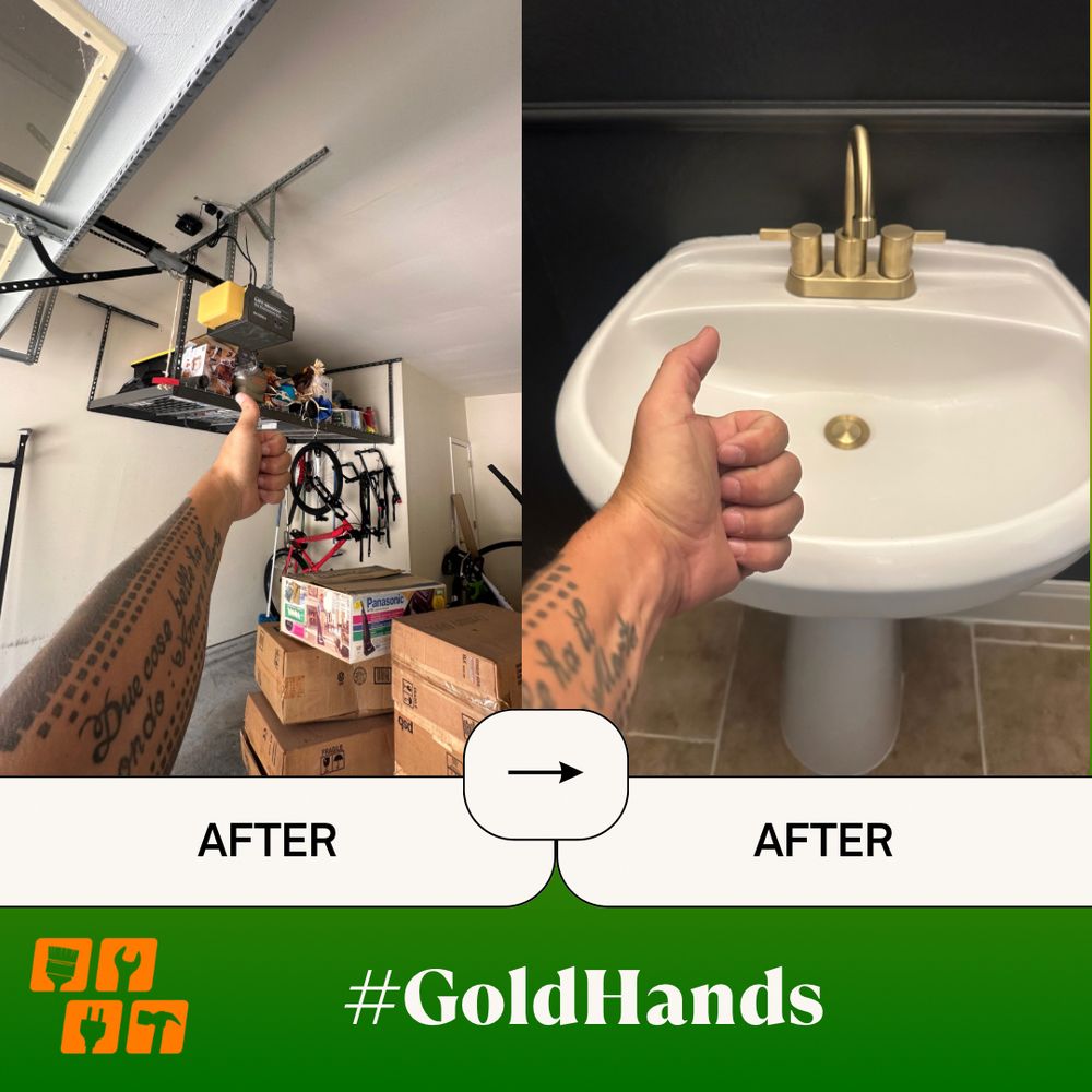 Slide of Handyman Gold Hands
