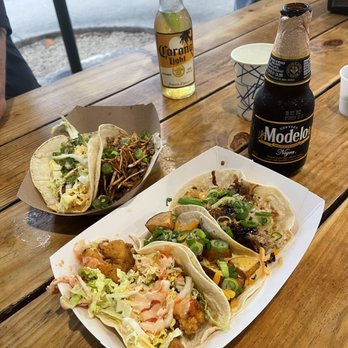 Osprey Tacos - Pork fried rice taco. Fried potato taco. - Tex-Mex Near Me - Saint Augustine, Florida Osprey Tacos - Pork fried rice taco. Fried potato taco. - Tex-Mex Near Me - Saint Augustine, Florida