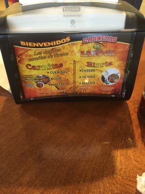 Menu photo 6 Carnitas La Yoca Tucson, AZ