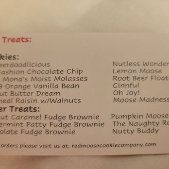 Red Moose Cookie - Desserts Near Me - Cambria, California Red Moose Cookie - Desserts Near Me - Cambria, California