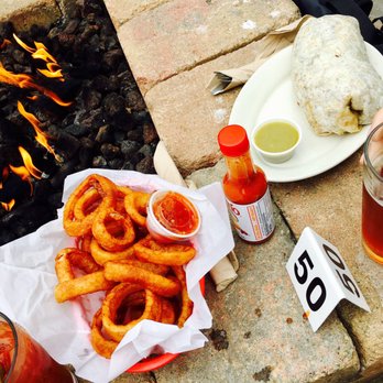 Breakers Café - Onion rings and burrito (gigantic!) - Breakfast & Brunch Near Me - Stinson Beach, California