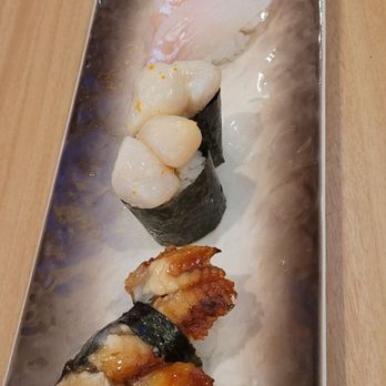 Las Vegas Sushi - Eel, baby scallop, Fluke - Japanese Near Me - Fort Lee, New Jersey