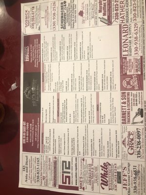 Menu photo 1 The Brickhouse Bar and Grill Sebring, OH
