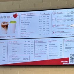 Menu - sorry for the blurry photo but you can still see it.