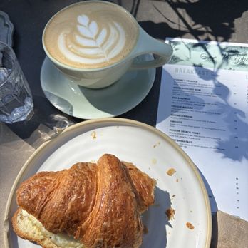 Persephone Bakery - Egg sandwich and White Chocolate Mocha - 16oz - Bakeries Near Me - Jackson, Wyoming