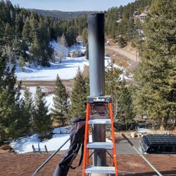 Black Bear Chimney - Beautiful day in the foothills