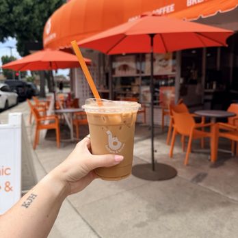 Ballers & Brew - Iced Latte - Desserts Near Me - Burbank, California