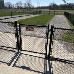 Darree Fields Dog Park - Small dog side - this is too small and not fun.