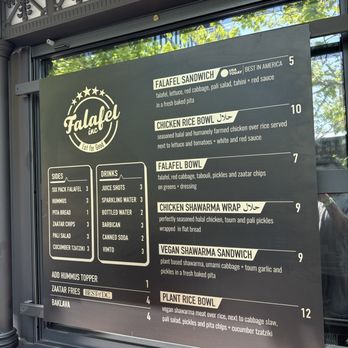 Falafel - Menu - Falafel Near Me - Arlington, Virginia