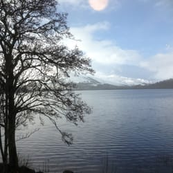 Firbush Outdoor Centre - View of Loch Tay from the dining room