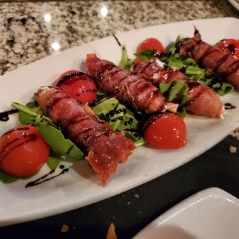 Old Original Bookbinders - Prosciutto wrapped mozzarella - Seafood Near Me - Richmond, Virginia Old Original Bookbinders - Prosciutto wrapped mozzarella - Seafood Near Me - Richmond, Virginia