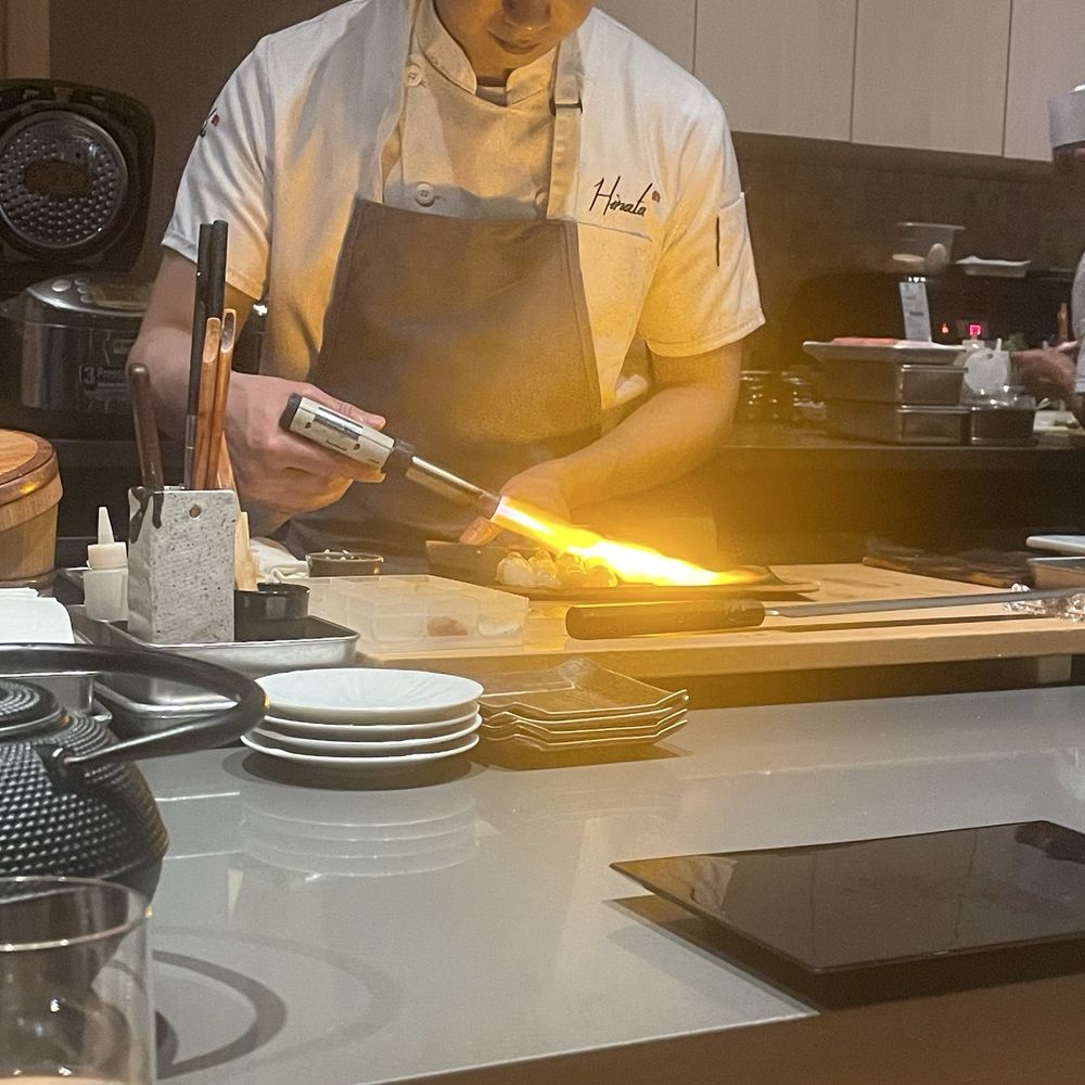 Hinata - Chef carefully preparing the main courses (such a cool experience!) - Sushi Bars Near Me - San Francisco, California Hinata - Chef carefully preparing the main courses (such a cool experience!) - Sushi Bars Near Me - San Francisco, California