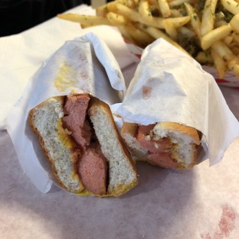 Hegenburger - Hot dog and garlic fries - Burgers Near Me - Oakland, California Hegenburger - Hot dog and garlic fries - Burgers Near Me - Oakland, California