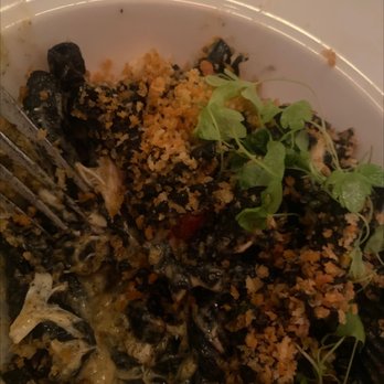 Marmo - Squid ink pasta: it's ok! I thought it was authentic Italian ? It has uni cream sauce - Italian Near Me - Houston, Texas Marmo - Squid ink pasta: it's ok! I thought it was authentic Italian ? It has uni cream sauce - Italian Near Me - Houston, Texas