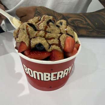 Bomberry - Billy's Breakfast with added bombtella topping 10/10 - Acai Bowls Near Me - Walnut, California Bomberry - Billy's Breakfast with added bombtella topping 10/10 - Acai Bowls Near Me - Walnut, California