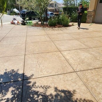 D Stone Restoration - Our driveway in our front yard. - Refinishing Services Near Me D Stone Restoration - Our driveway in our front yard. - Refinishing Services Near Me