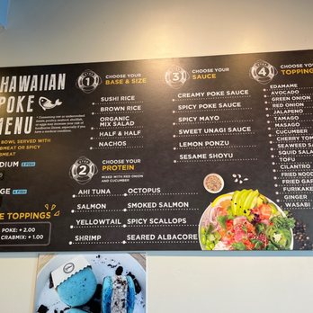 Hawaiian Poke - Menu as 3/27/23 - Poke Near Me - Dublin, California Hawaiian Poke - Menu as 3/27/23 - Poke Near Me - Dublin, California