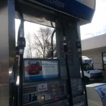Chevron - a gas pump at a gas station - Gas Stations Near Me - Renton, Washington