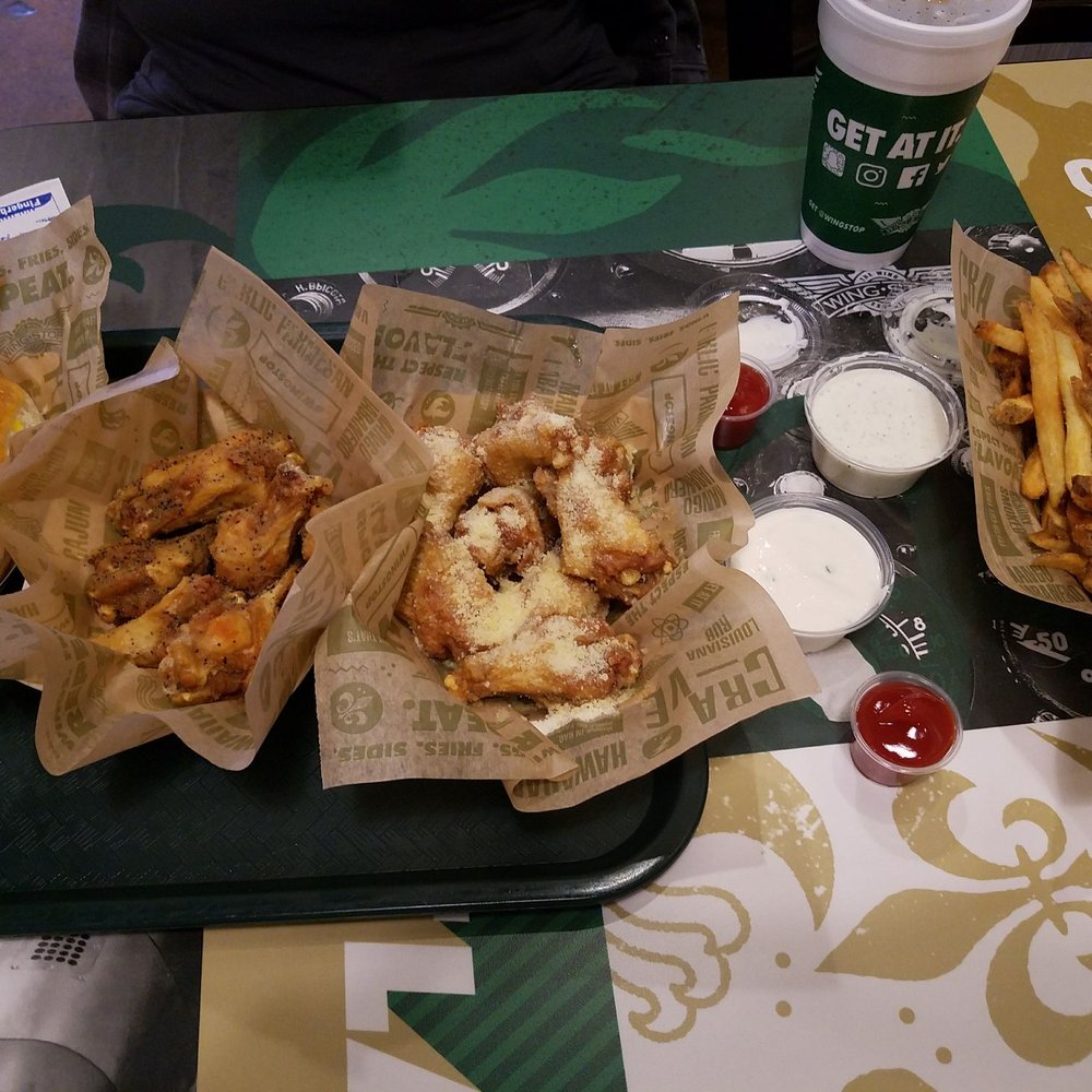 Wingstop - Meal for two plus we added rolls. - Chicken Wings Near Me - Dayton, Ohio