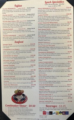 Menu photo 1 Monarca's Mexican Restaurant Jonesboro, AR Menu photo 1 Monarca's Mexican Restaurant Jonesboro, AR