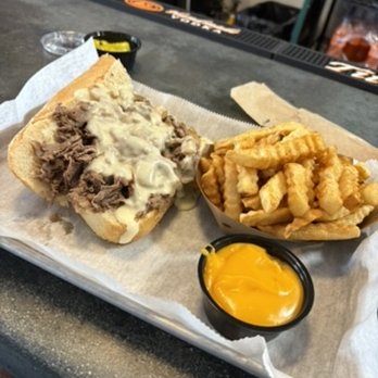Nicky's Undefeated - Philly with old bay fries and wiz on the side. - Cheesesteaks Near Me - Tucker, Georgia