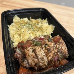 End Goal Meal Prep - Stuffed Bruschetta Chicken