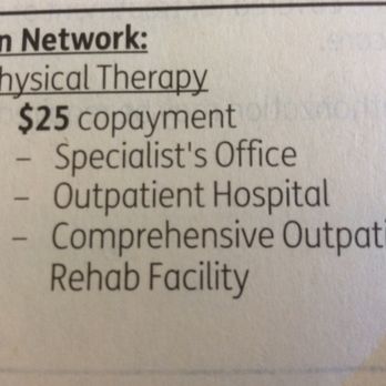 HolistiCare Physical Therapy - Clearly state that physical therapy is $25 copayment (Specialist's Office, Outpatient Hospital and Comprehensive Outpatient Rehab Facility). - Physical Therapy Near Me - Honolulu, Hawaii HolistiCare Physical Therapy - Clearly state that physical therapy is $25 copayment (Specialist's Office, Outpatient Hospital and Comprehensive Outpatient Rehab Facility). - Physical Therapy Near Me - Honolulu, Hawaii