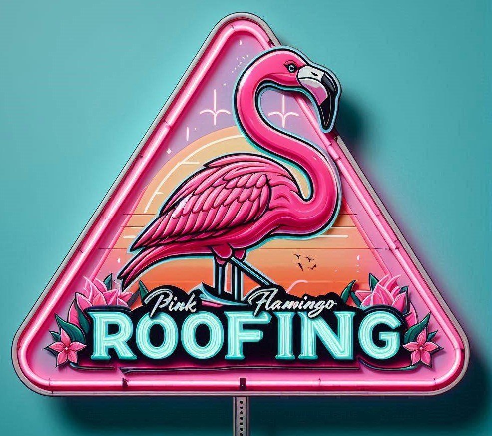 Slide of Pink Flamingo Roofing