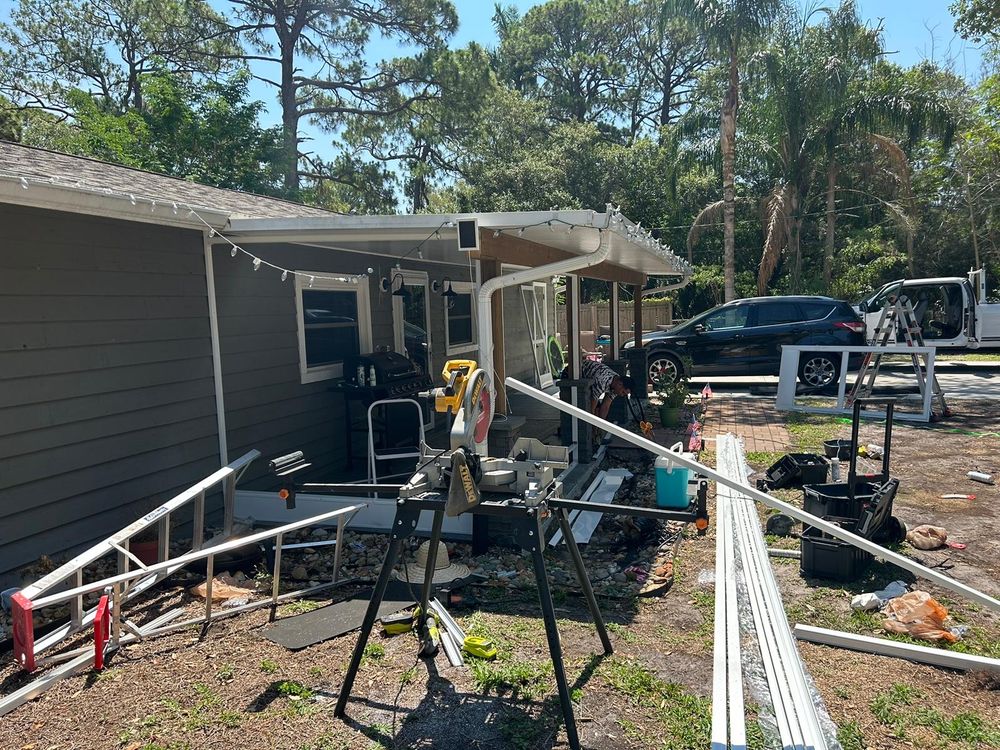 Slide of Aluminum and Screen Y&J