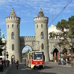Nauener Tor - Zum Umweltfest fahren heute historische Straßenbahn Nr.96. Potsdam
